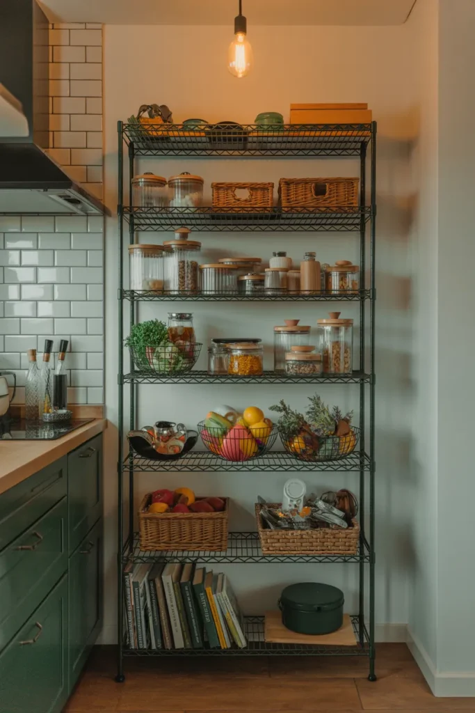 Freestanding Pantry Shelving Units That Work in Rentals and Small Apartments