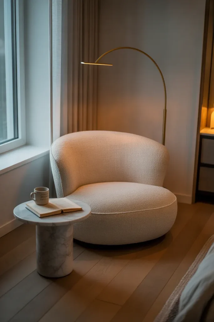 Functional Reading Nook That Uses a Dead Corner