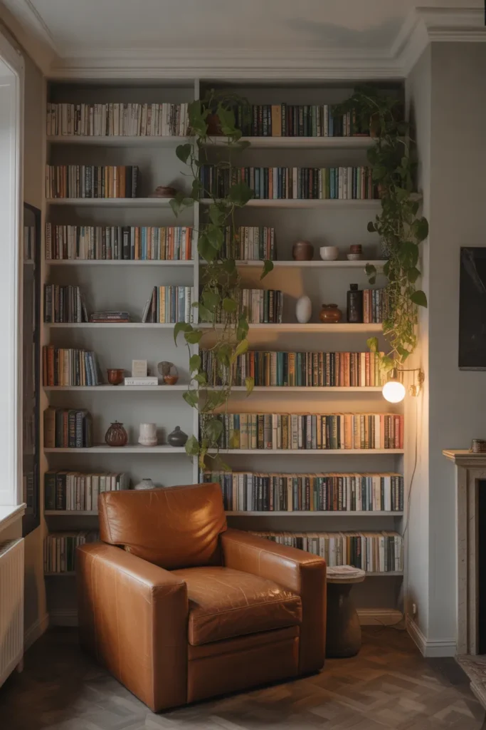 Go Vertical with Shelving to Draw the Eye Up and Add Storage