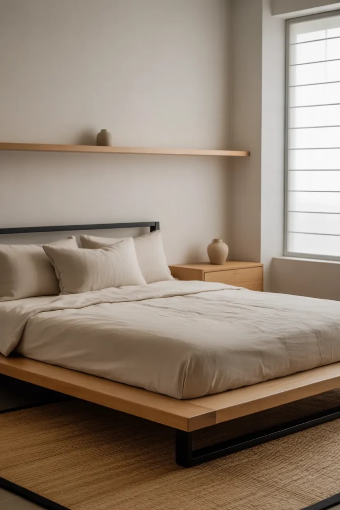 Japandi-Influenced Minimalism for a Clutter-Free Layout