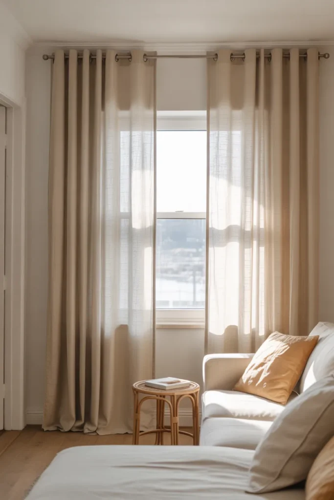 Keep Window Treatments Light and High to Maximize Natural Light