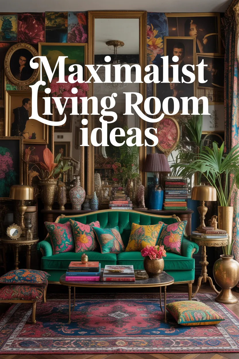 Maximalist Living Room Ideas