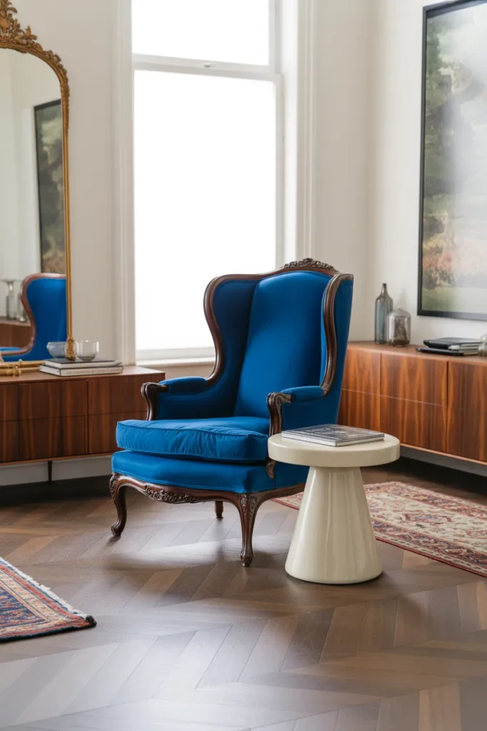 Mix Antique and Contemporary Furniture in the Same Room