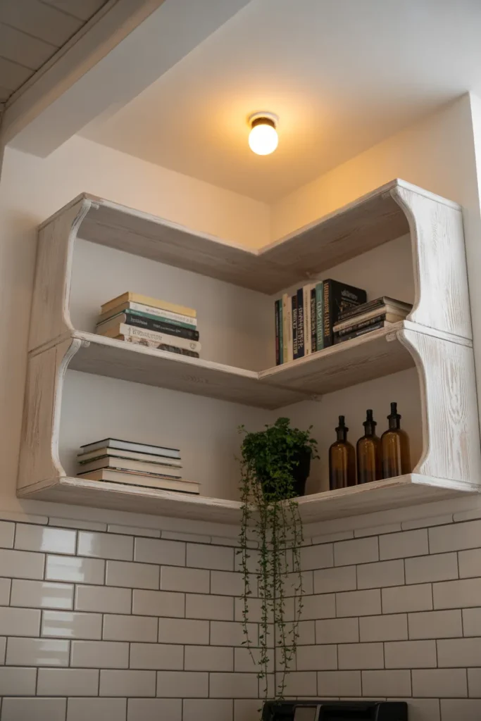 Open Corner Shelves to Solve the Dead-Space Problem