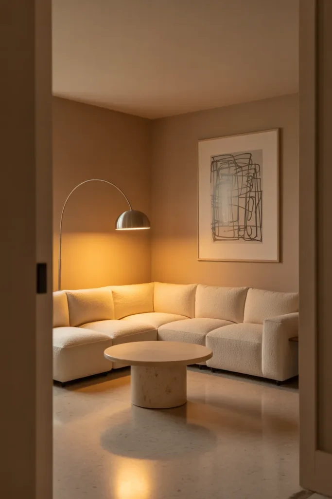 Opt for a Sectional Only When the Room Shape Supports It