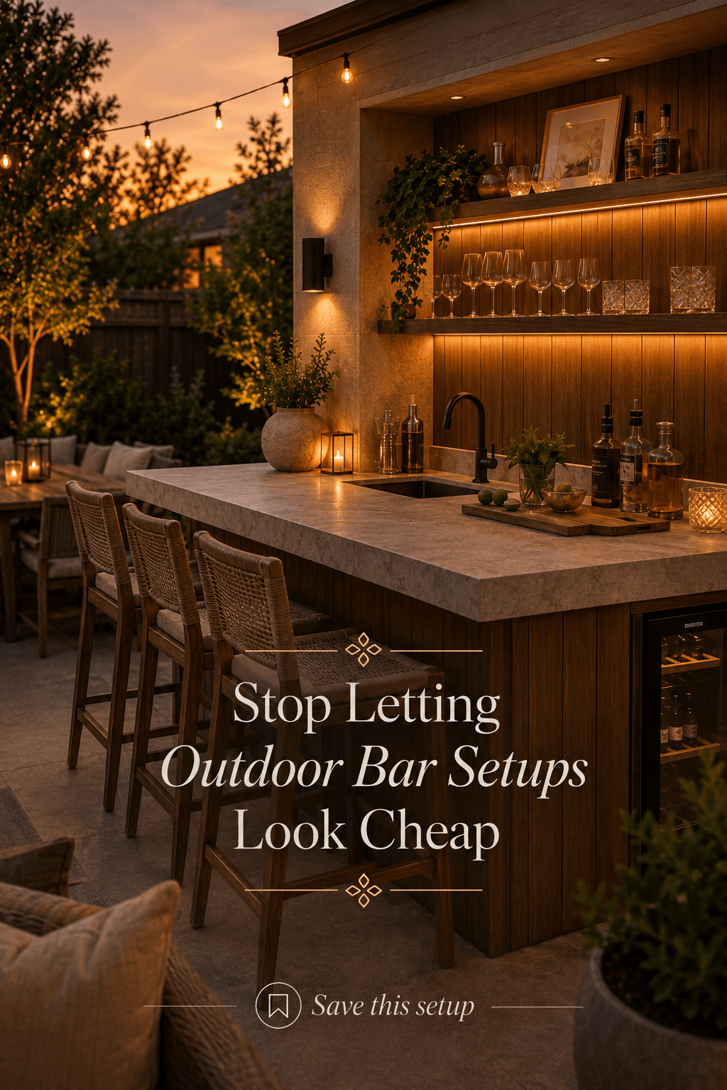 Outdoor Bar Setups
