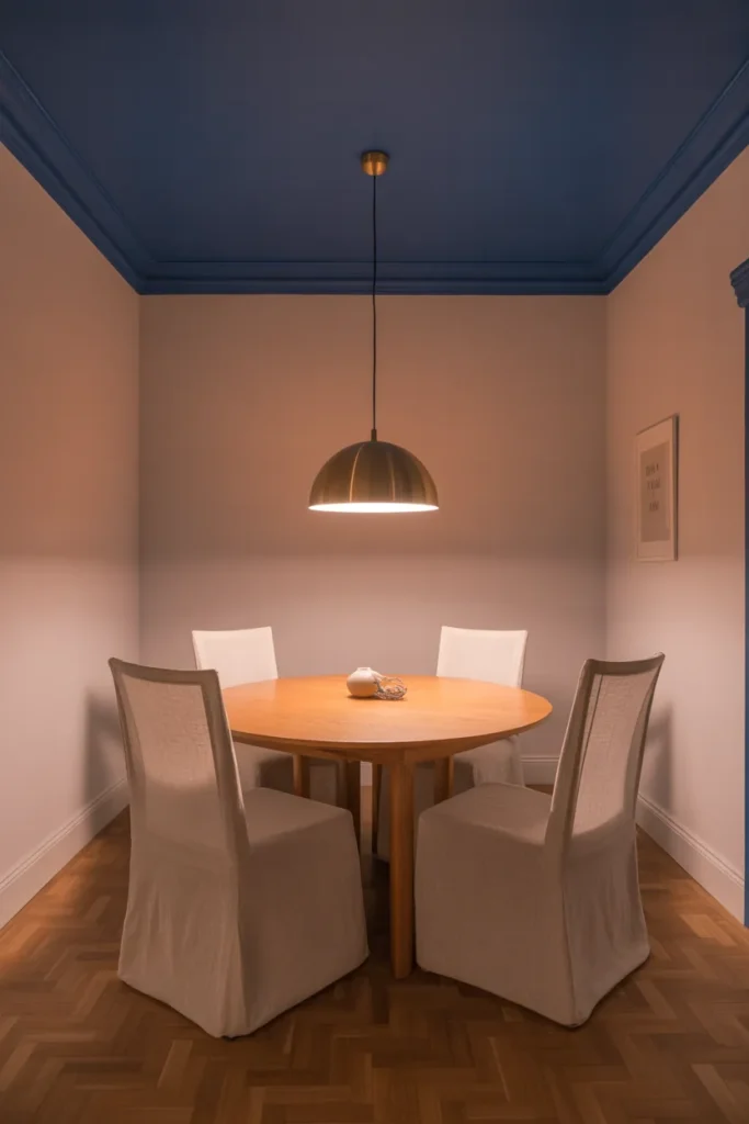 Paint the Ceiling a Darker Shade Than the Walls