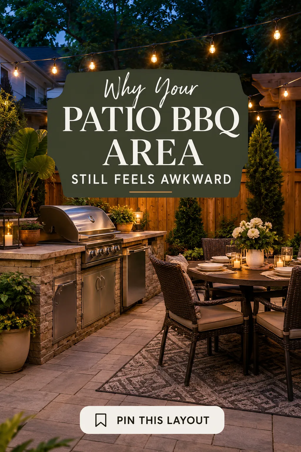 Patio BBQ Area