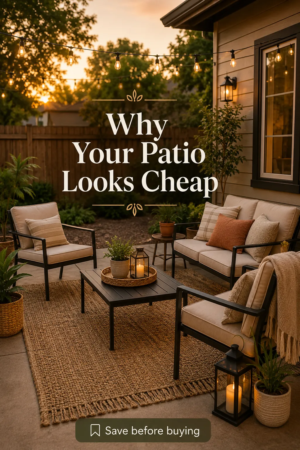 Patio Ideas on a Budget
