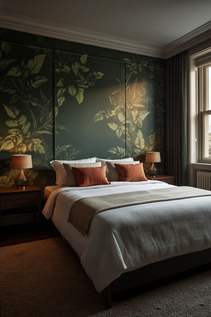 Peel-and-Stick Wallpaper Accent Walls With a Clean Edge
