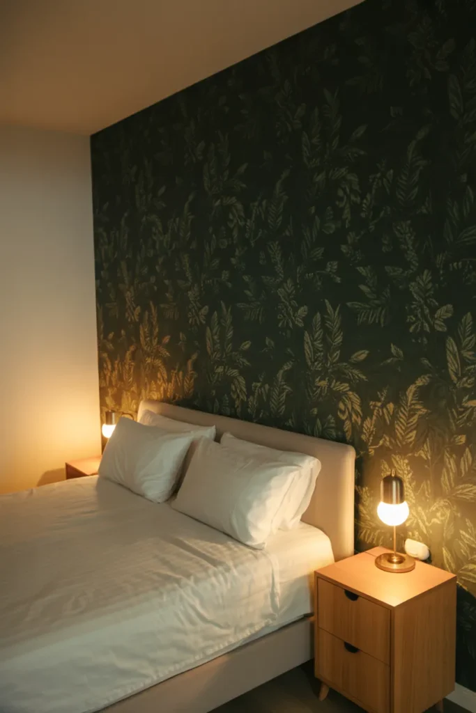 Peel-and-Stick Wallpaper That Transforms a Wall Without Any Damage
