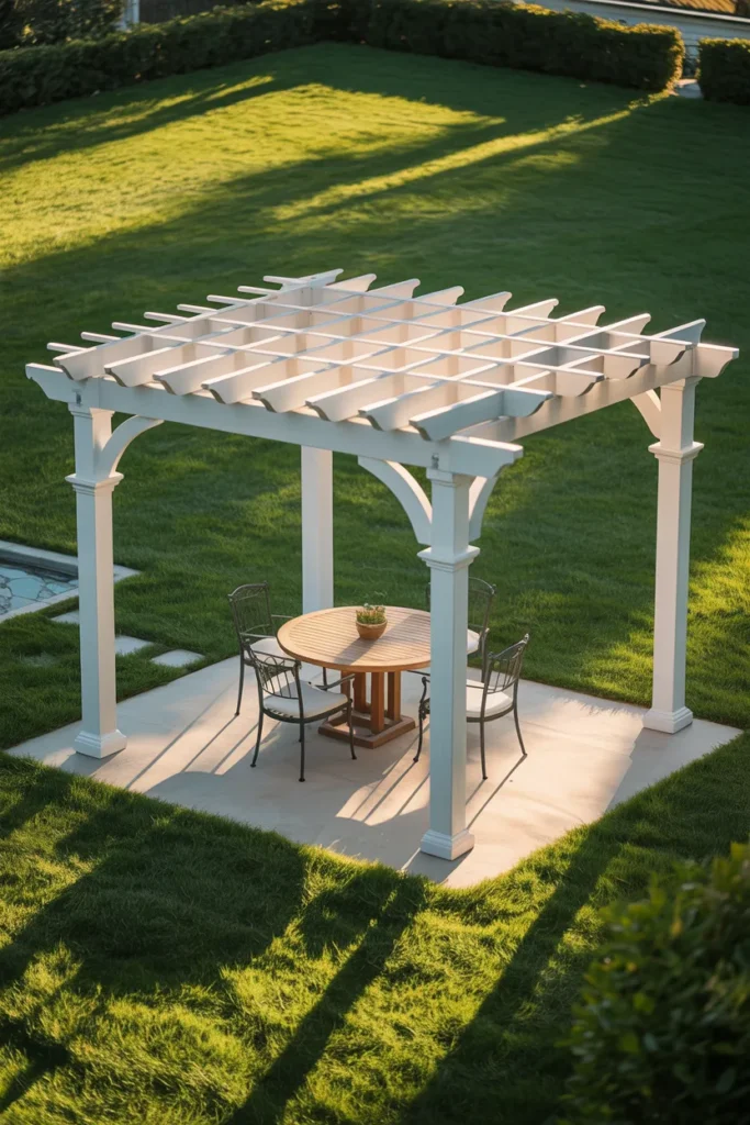 Pressure-Treated Pine Pergola That Looks Like Cedar for Half the Price