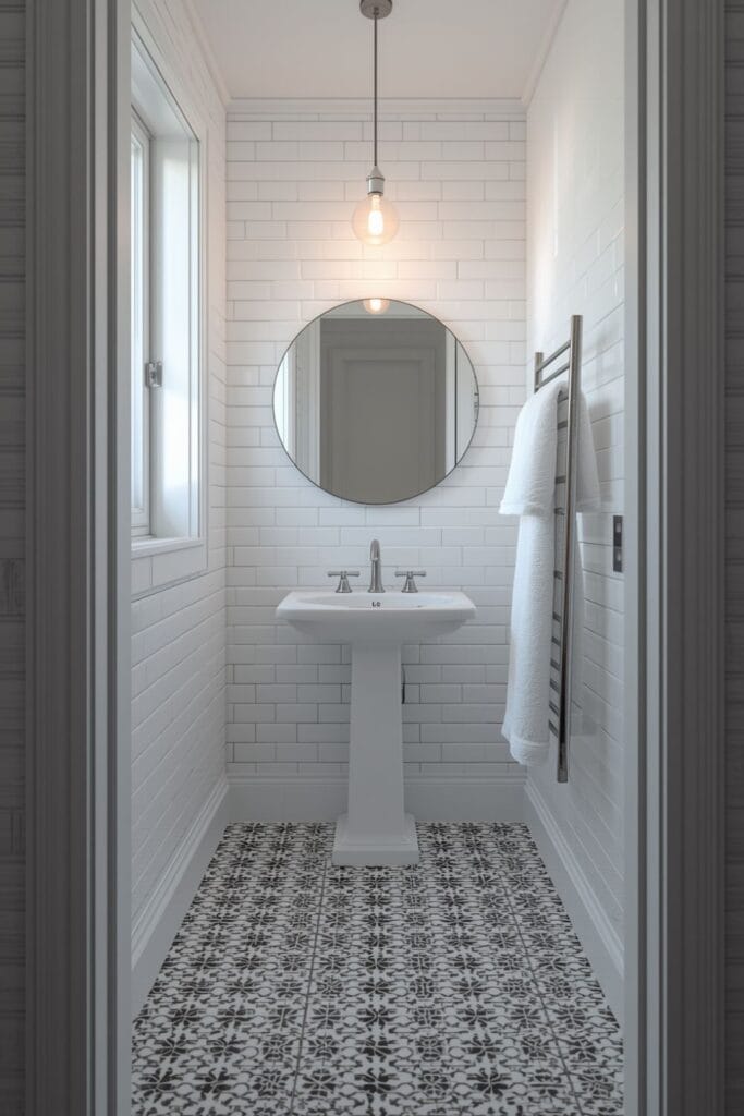 Removable Tile Stickers That Upgrade a Rental Bathroom or Kitchen Backsplash