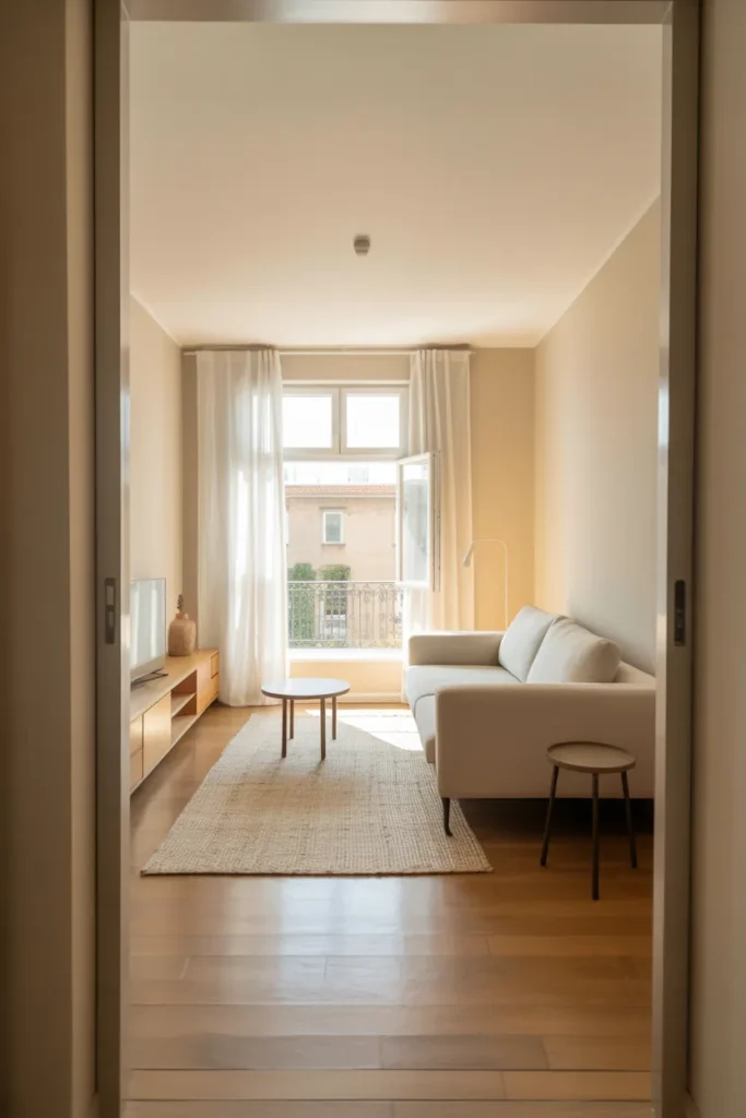 Remove One Large Furniture Piece to Improve Summer Airflow and Scale