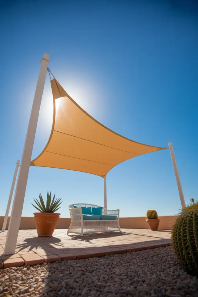 Shade Sail Pergola Frame That Costs Less and Installs in a Weekend