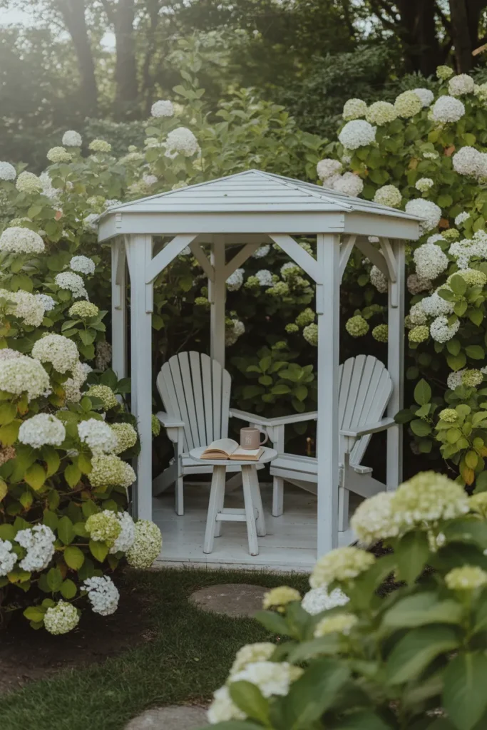 Small Backyard Gazebo Under 10x10 Feet That Creates a Reading or Meditation Zone