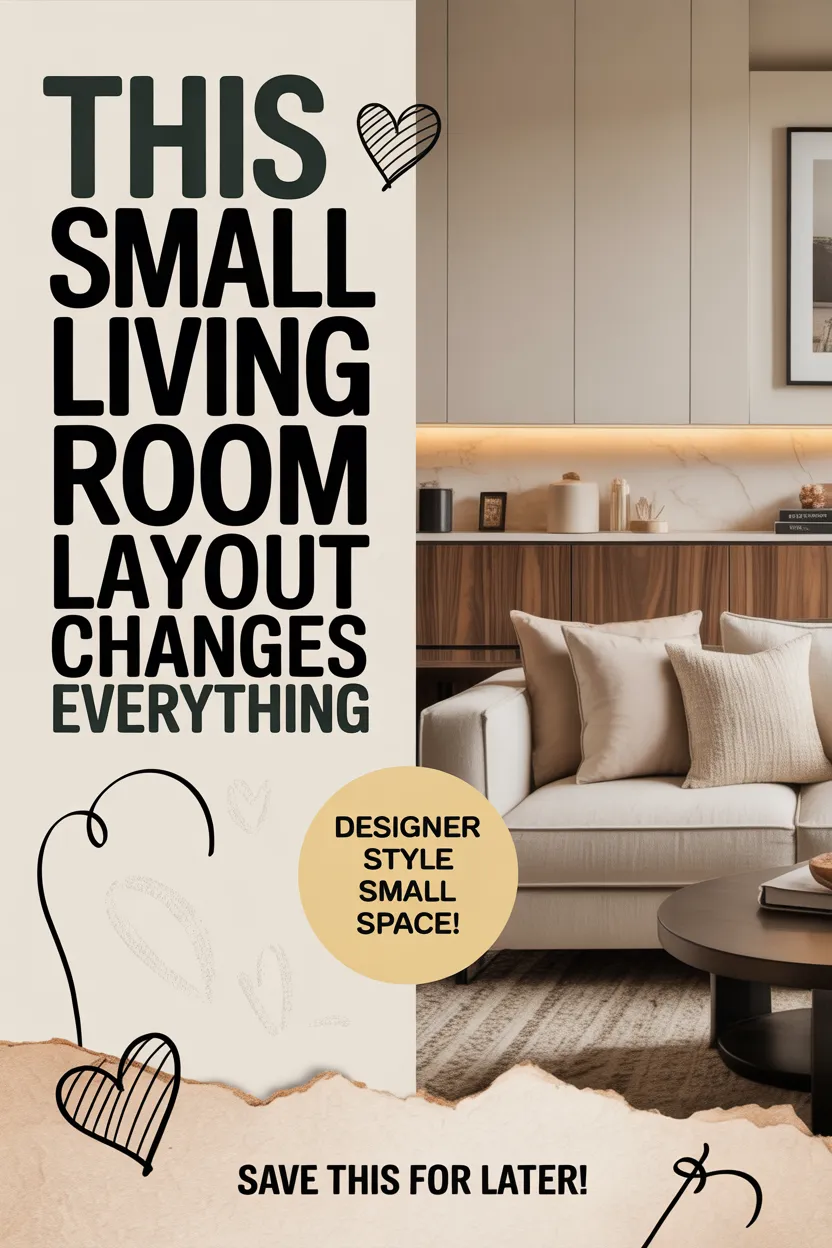 Small Living Room Layout Tips