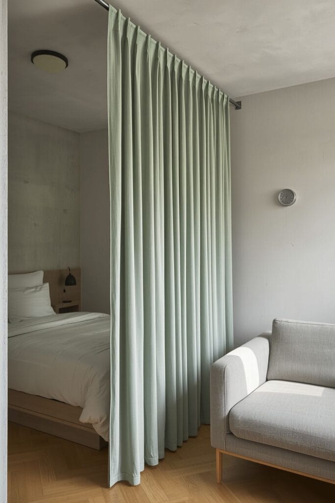 Tension Rod Room Dividers for Instant Privacy Without Drilling