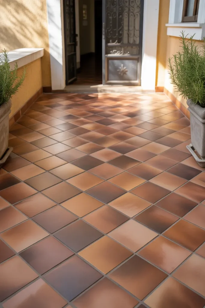 Terracotta Tile Flooring That Sets the Entire Tone
