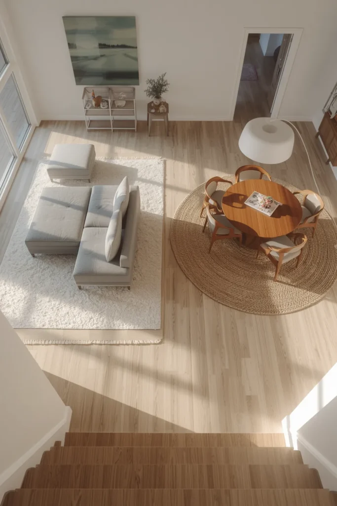The Area Rug Zoning Method That Defines Two Rooms Without a Single Wall