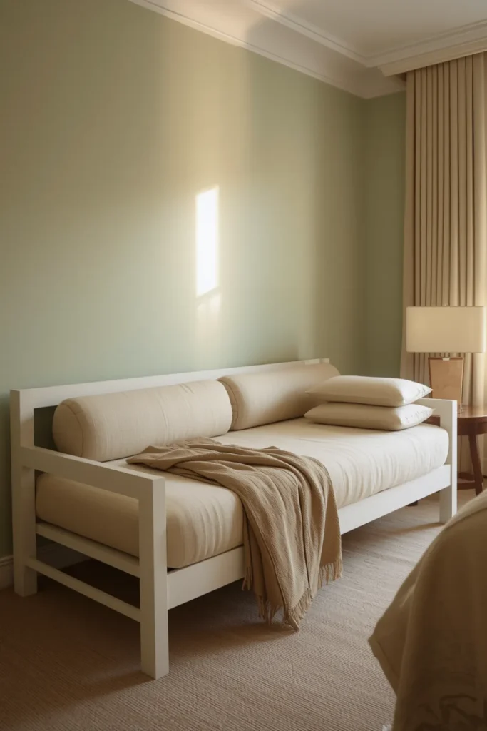 The Daybed Guest Room Setup That Serves as a Sitting Room Between Visits