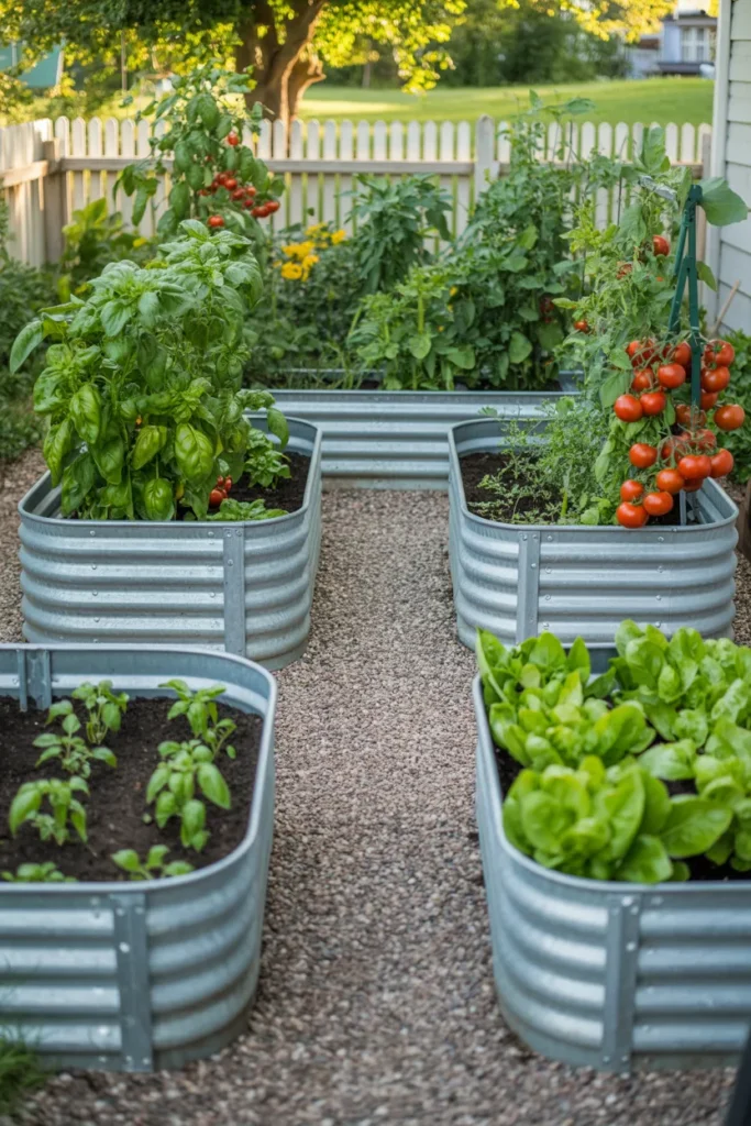 The Raised Vegetable Garden Layout