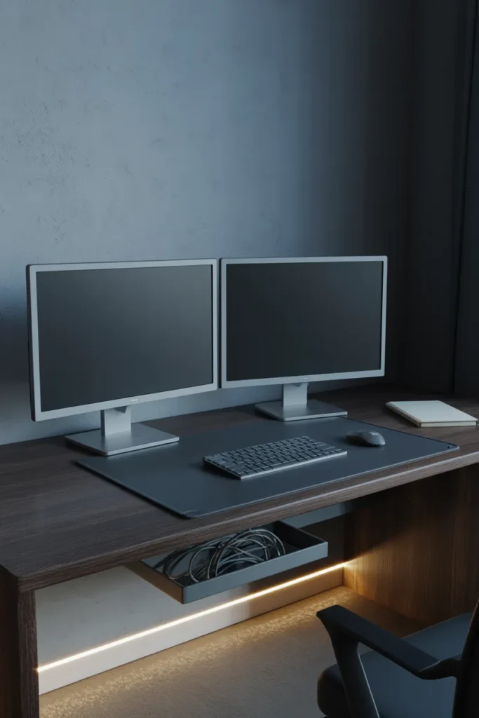 The Dual-Monitor Ready Teen Desk for the Student Who Uses Technology Heavily