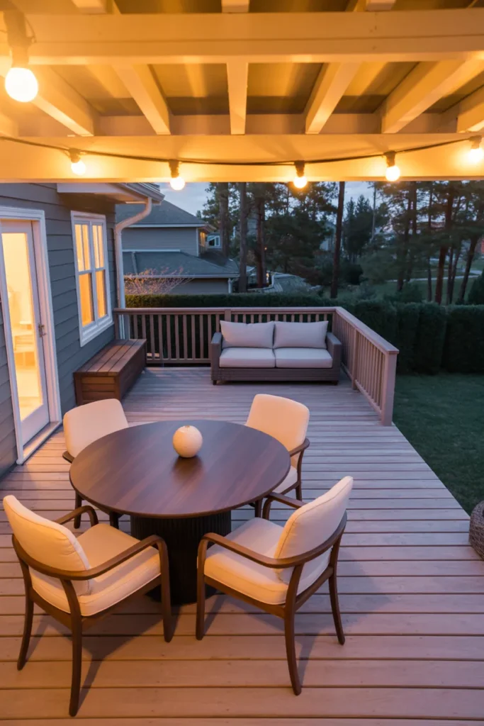 The Elevated Deck Dining and Lounge Combo