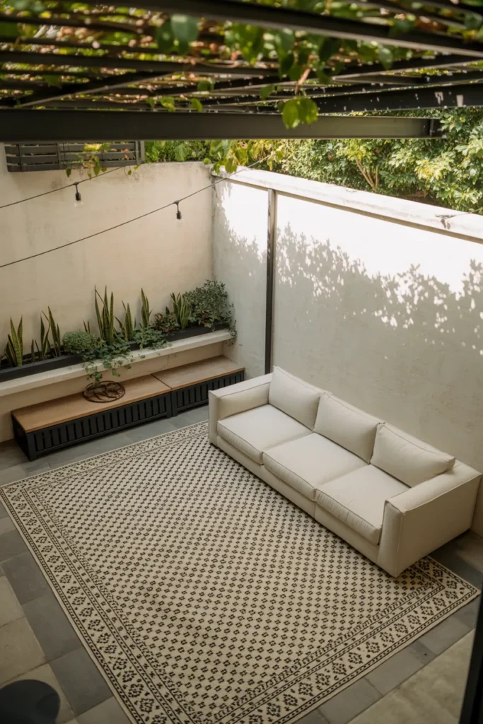 The Enclosed Privacy-First Courtyard Layout