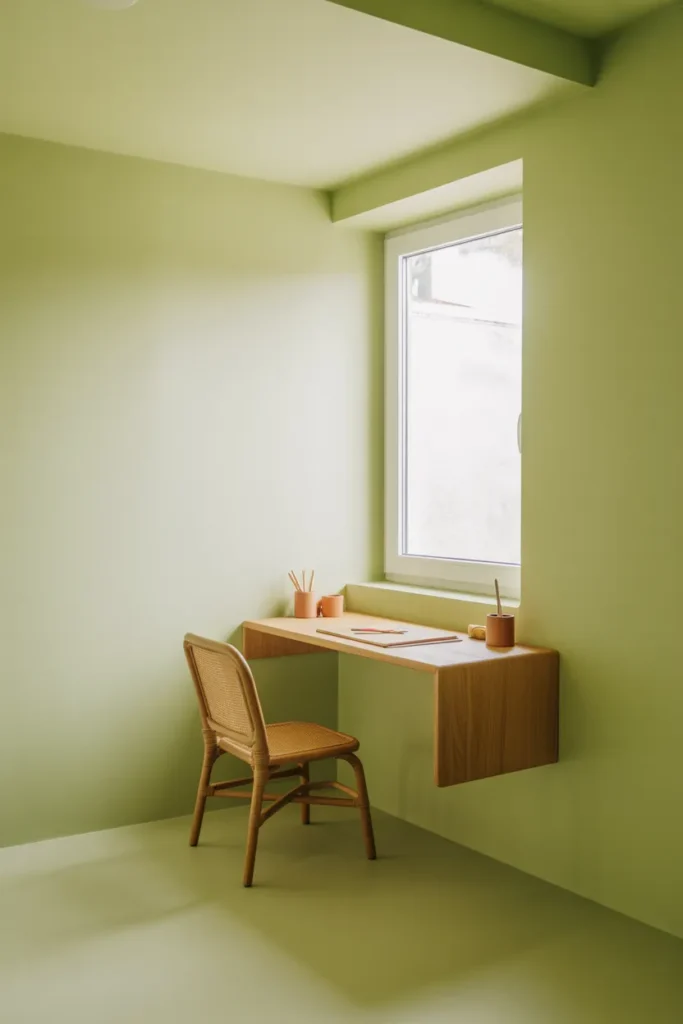 The Floating Wall Desk That Saves Floor Space in Small Bedrooms