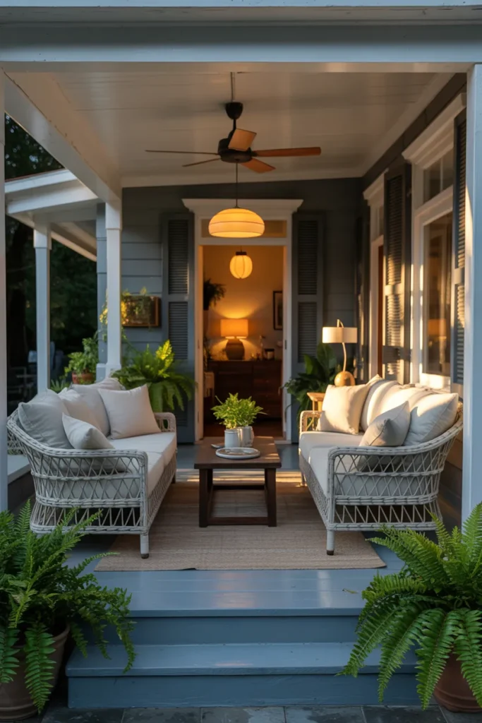 The Four-Season Covered Porch Arrangement