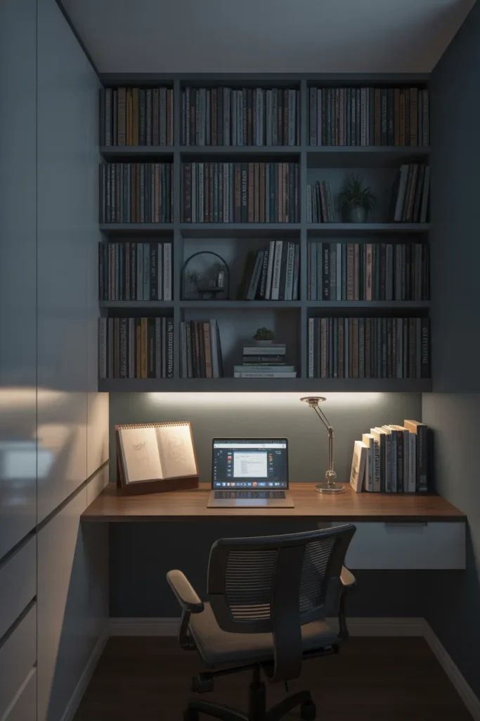 The Galley-Style Study Wall for a Teen Who Needs Full Command of Their Space