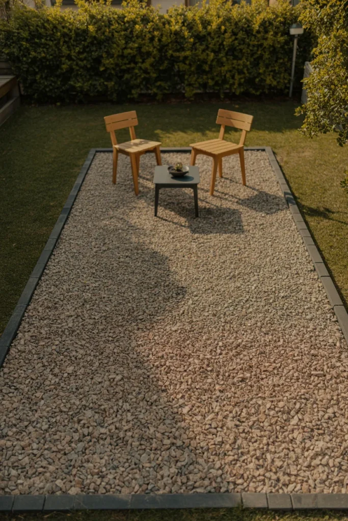 The Gravel Ground Cover That Instantly Upgrades a Bare Concrete or Dirt Patio
