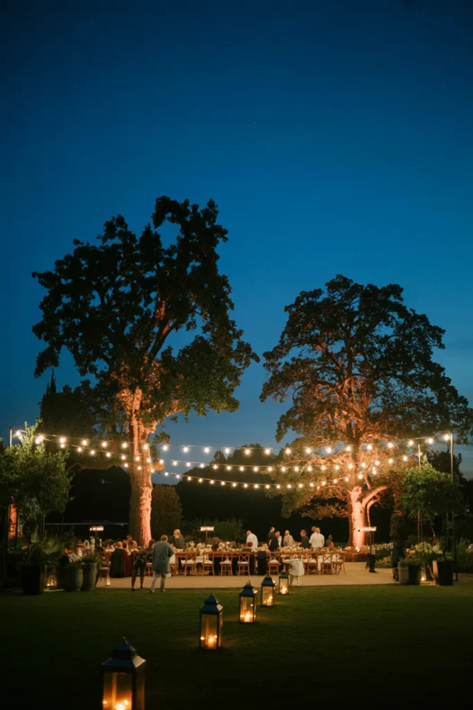 The Lighting Plan That Makes a Garden Venue Usable and Beautiful After Sunset