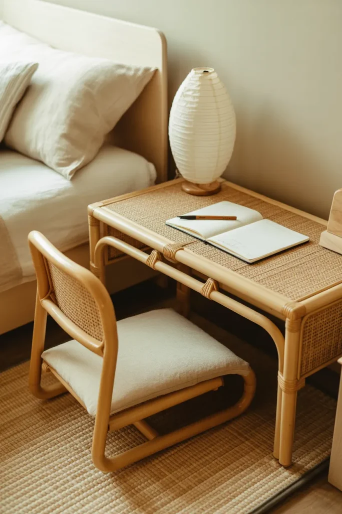 The Low Japanese-Style Floor Desk for a Non-Traditional Study Approach