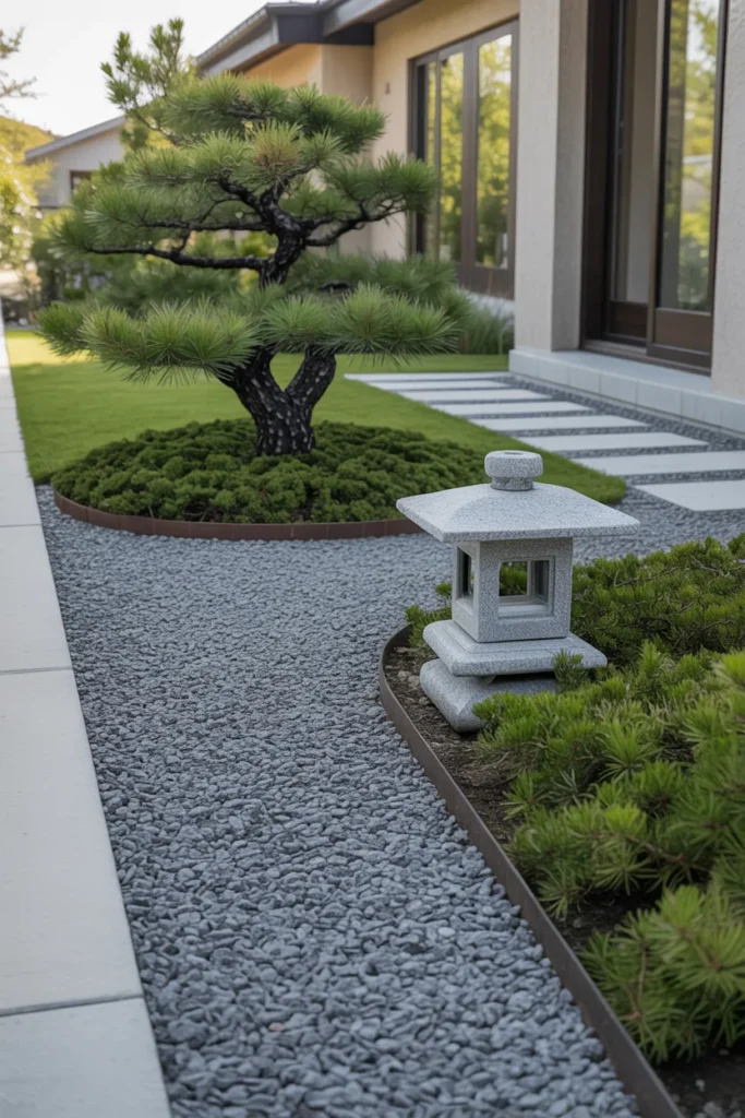 The Low-Maintenance Japanese Garden Front Yard