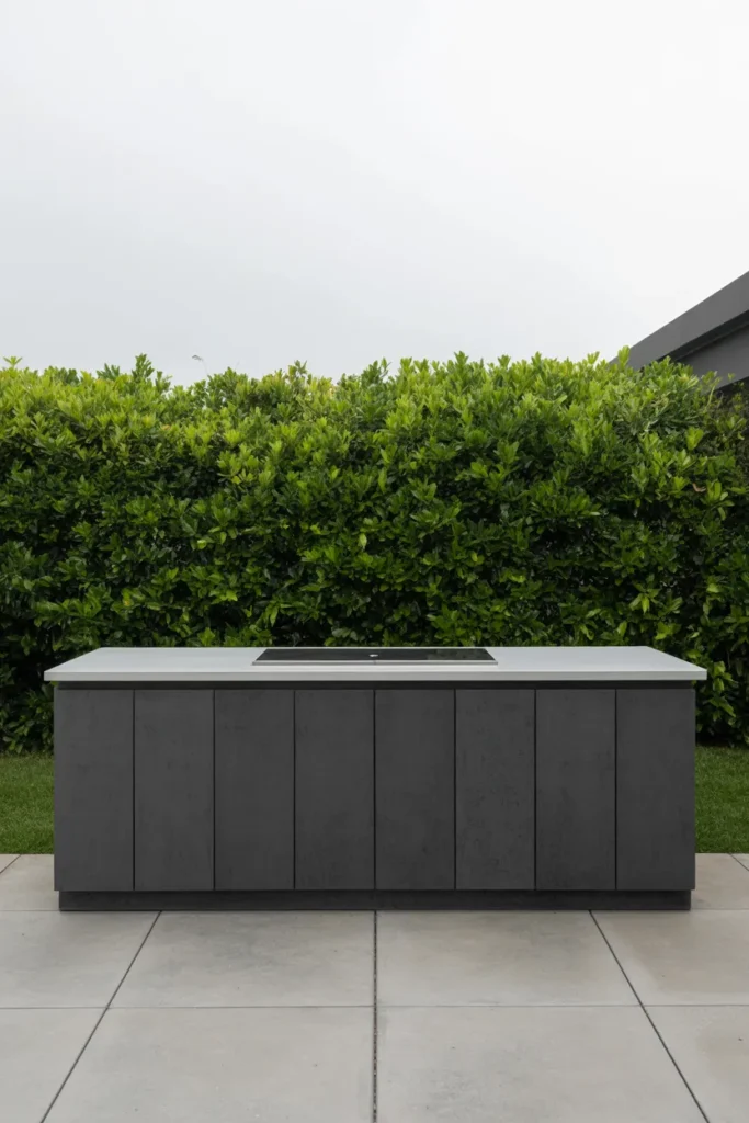 The Modern Minimalist BBQ Patio With Clean-Line Design