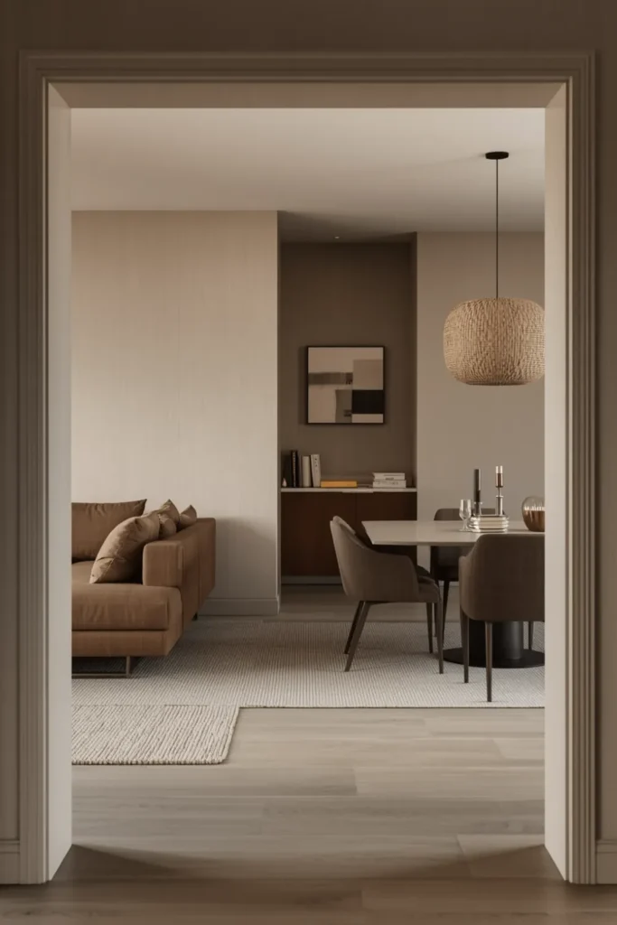 The Monochromatic Color Scheme That Unifies Two Zones Without Erasing Their Difference