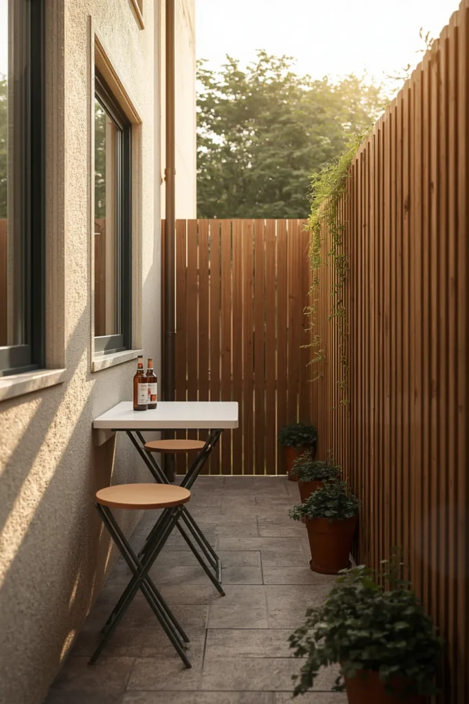 The Narrow Side Yard Galley Patio Built for Small Homes