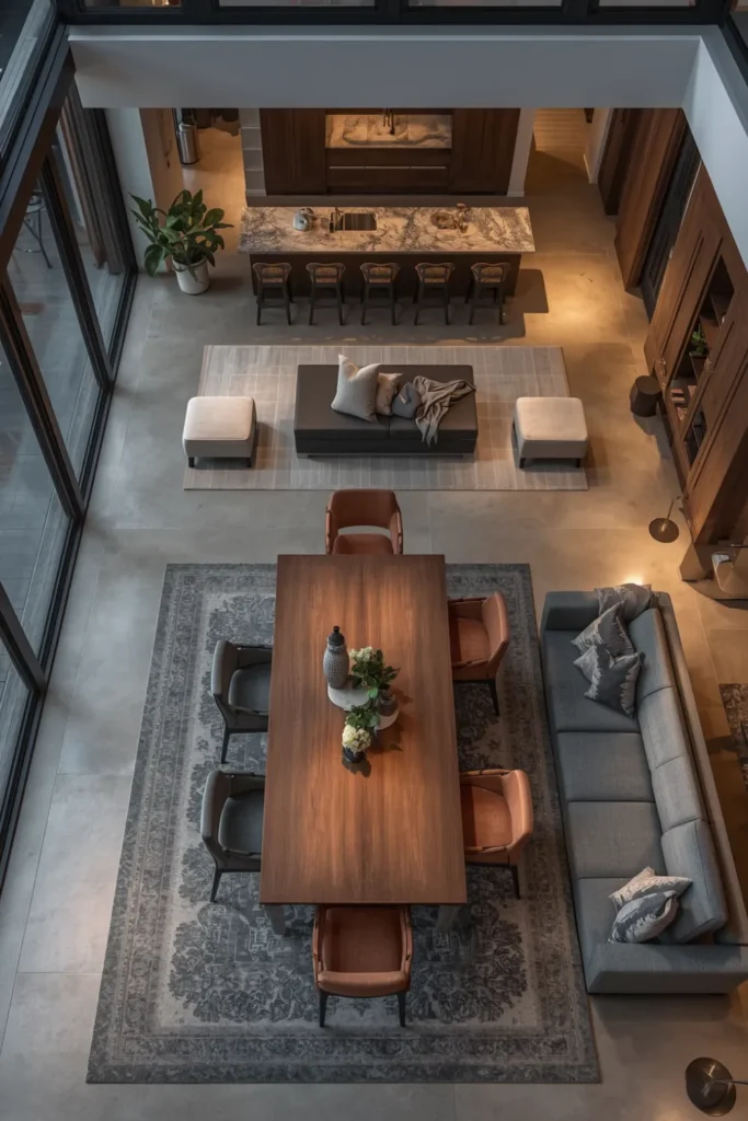 The Open Plan Designed for Entertaining That Flows Seamlessly Between Three Zones