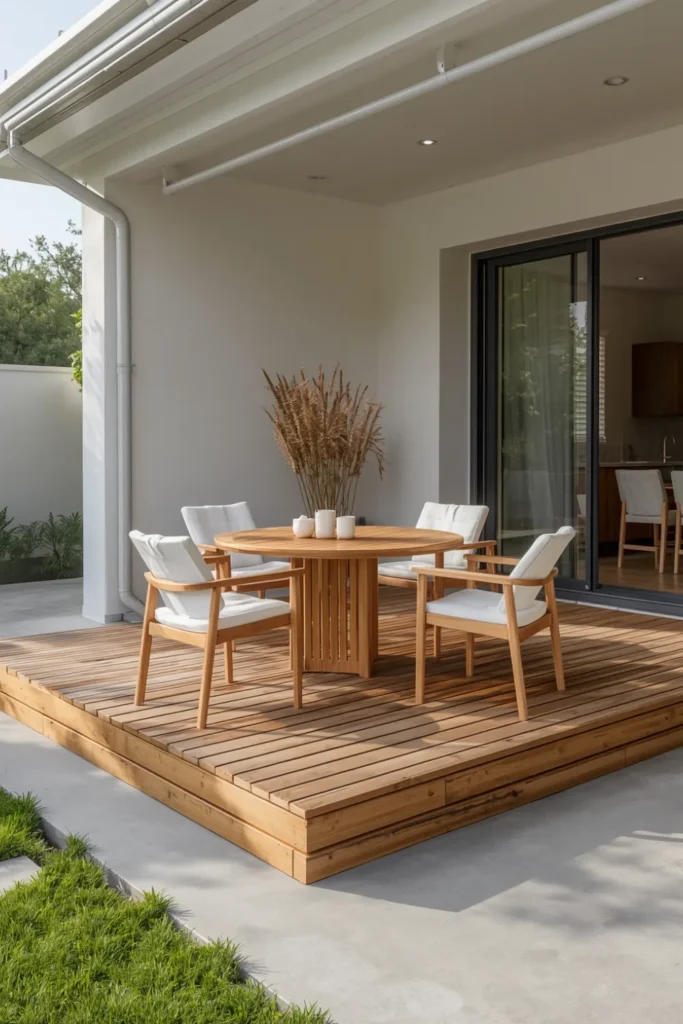 The Open-Plan Patio With a Defined Breakfast Zone