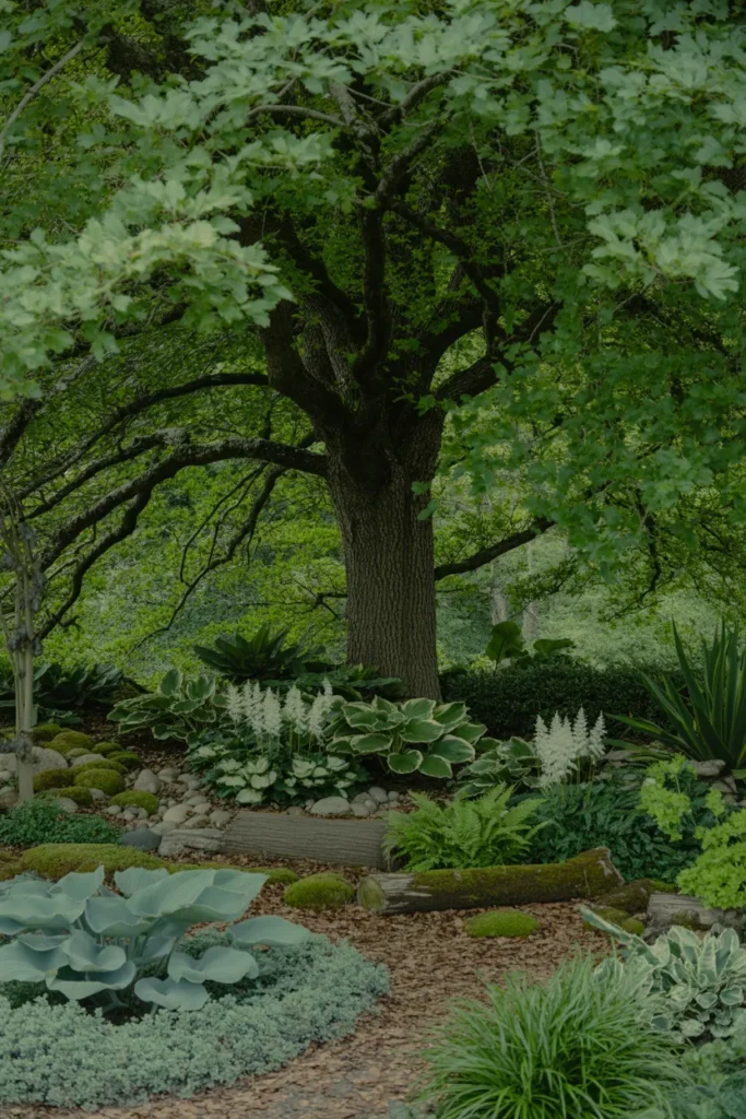 The Woodland Garden Under Tree Canopy