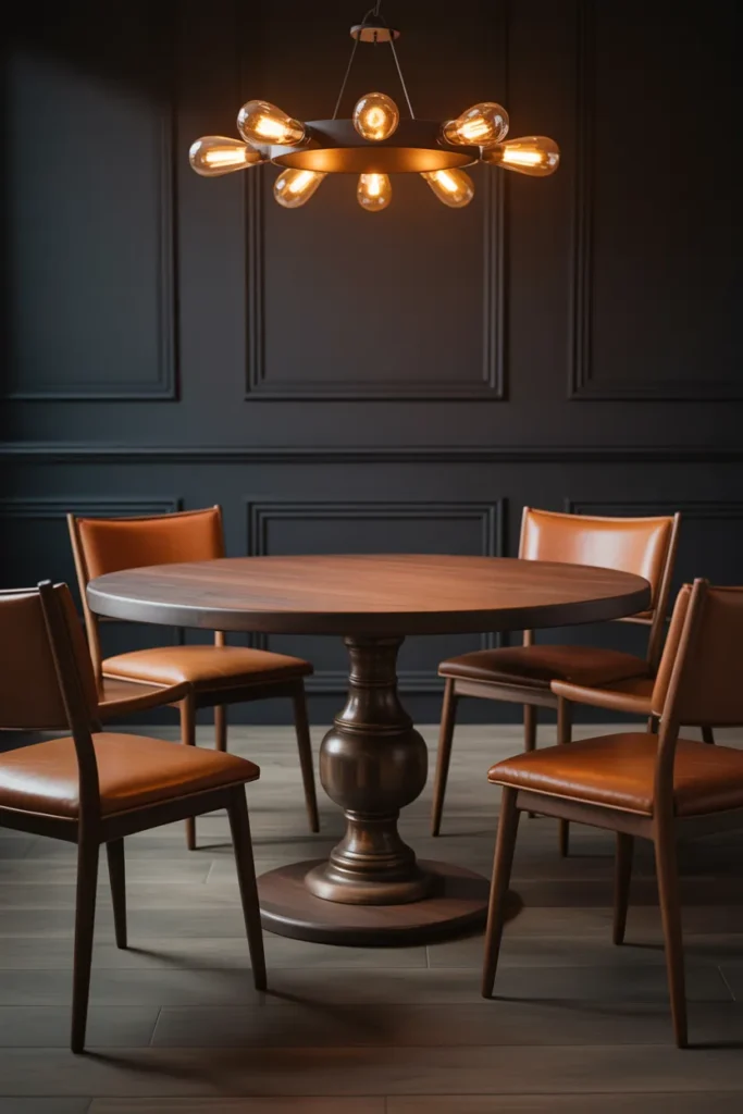 The Pedestal Base Round Table That Solves the Leg Problem