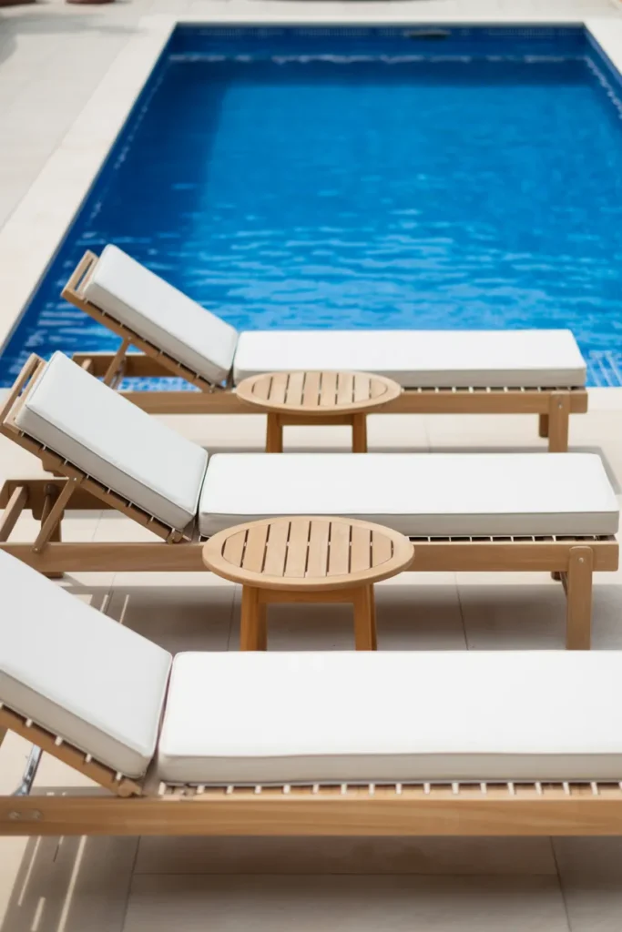 The Poolside Chaise Layout That Actually Functions