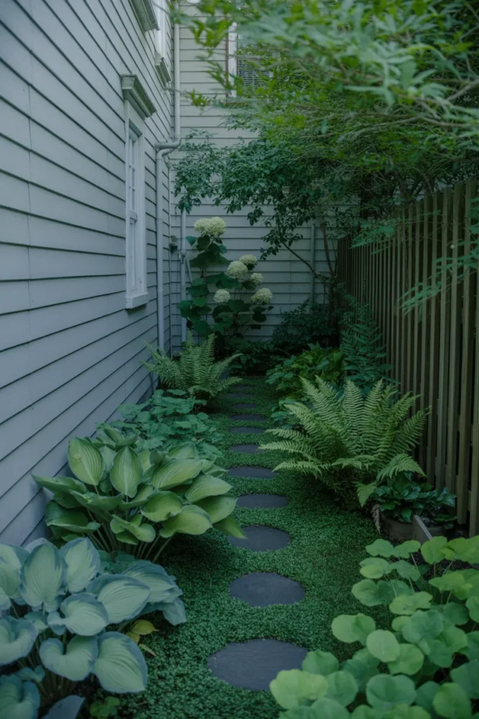 The Narrow Side Yard Garden That Converts Dead Space Into a Planted Corridor