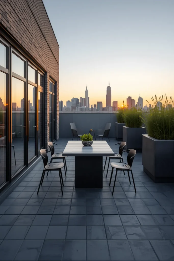 The Rooftop Breakfast Patio Layout for Urban Homes and Townhouses