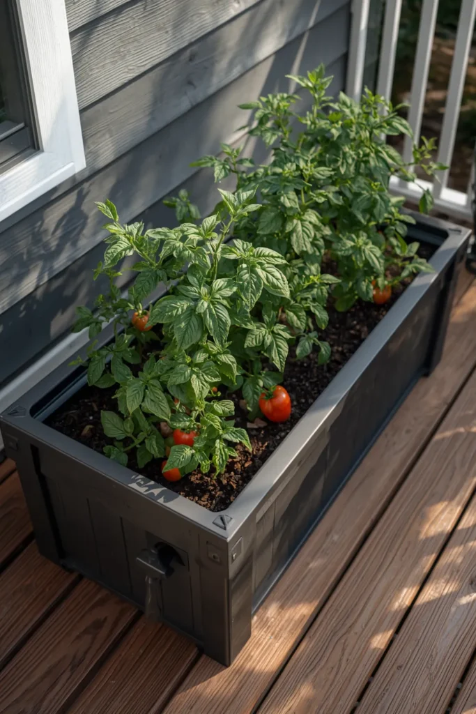 The Self-Watering Raised Container Bed for Vegetable Growing in Small Yards