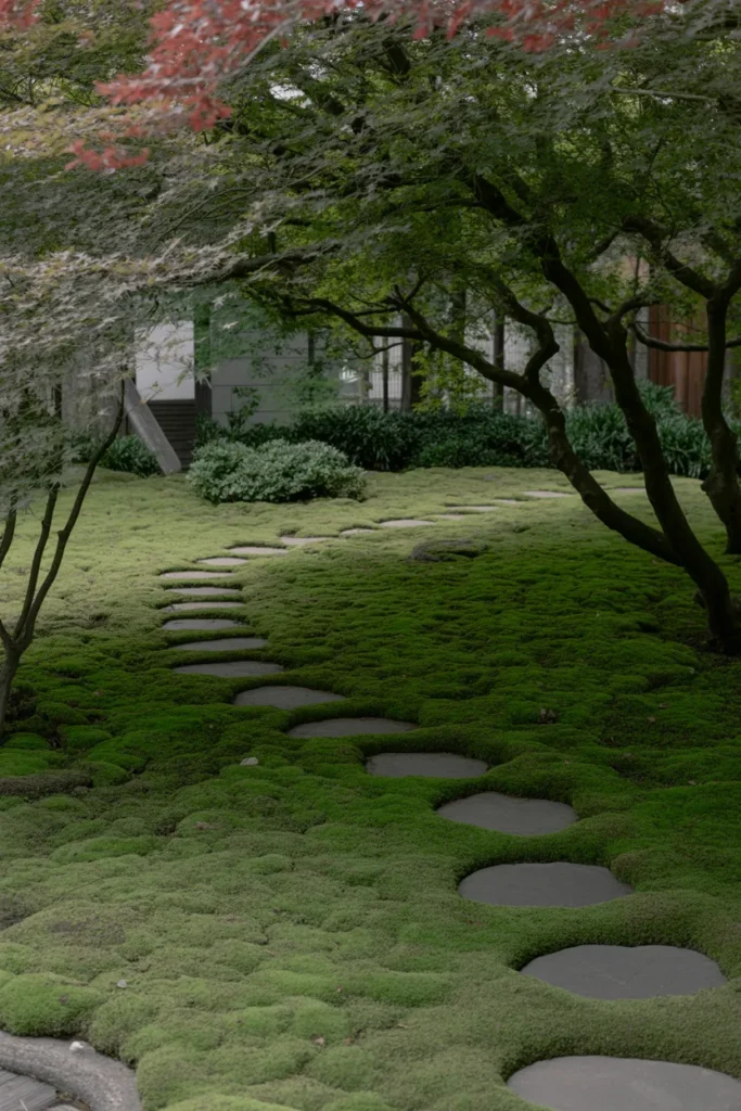 The Shaded Moss Garden Layout for Pacific Northwest and Southeastern Yards