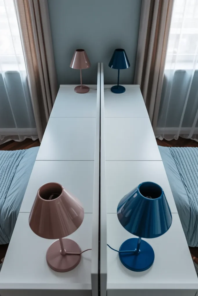 The Shared Double Desk for Two Kids in One Room