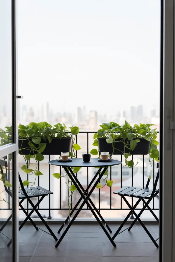 The Small Balcony Two-Seater Setup